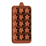 Silicone chocolate mold reusable stars