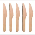 Wood Knife Disposable Wooden Knife (PACK OF 20)