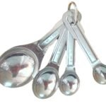 4pcs Measuring spoon 1/4 and 1/2, 1 teaspoon, 1 tablespoon