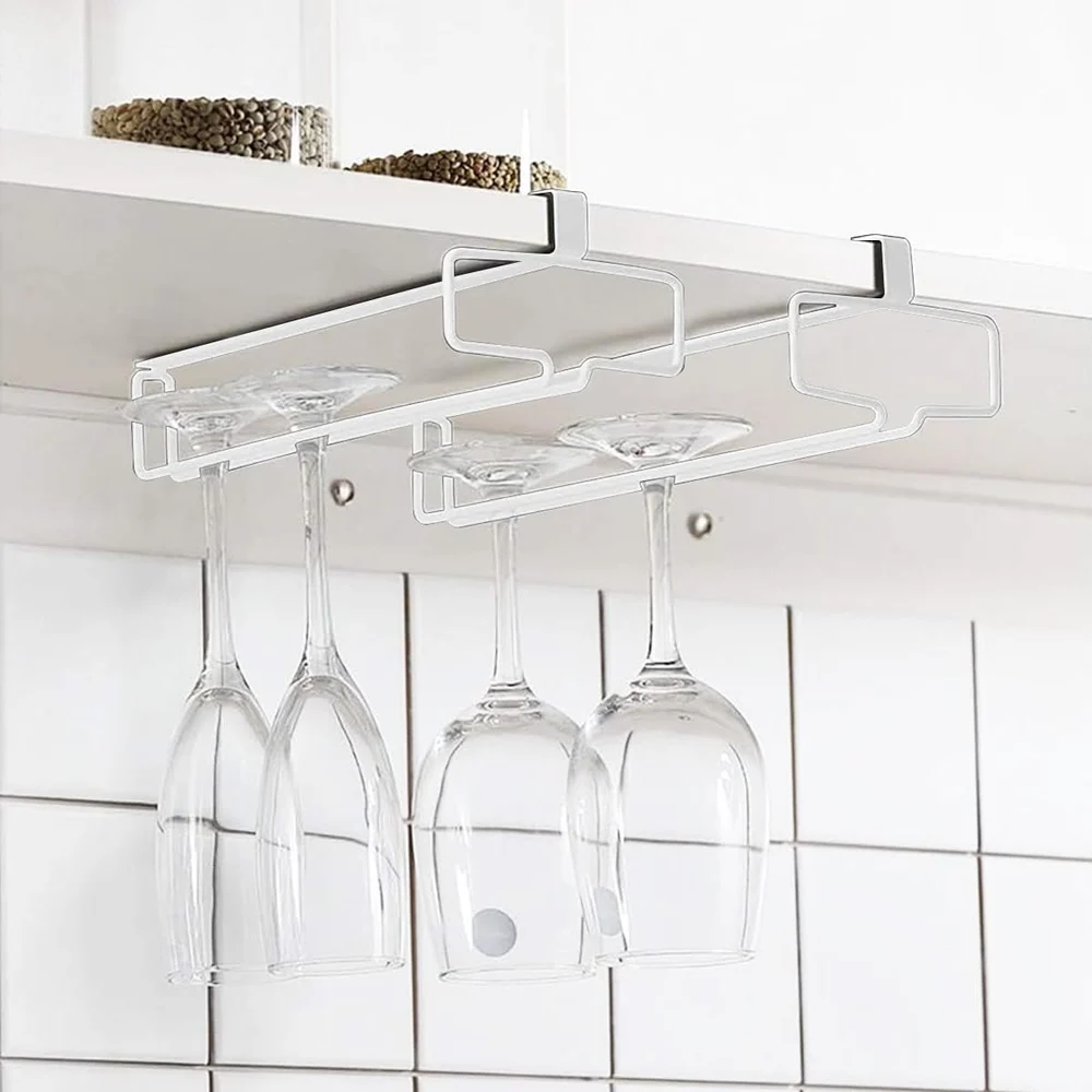 Hanging Wine Glass Holder Organizer