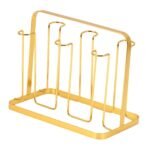Mug Organizer Home Glasses Golden
